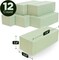 Premium Dry Floral Foam Blocks for Flower Arrangements 12pk, Foam Block for Artificial Flowers and Plant Decoration, Great for Crafts, Green Foam Bricks, Florist Foam Brick Flower Foam Block